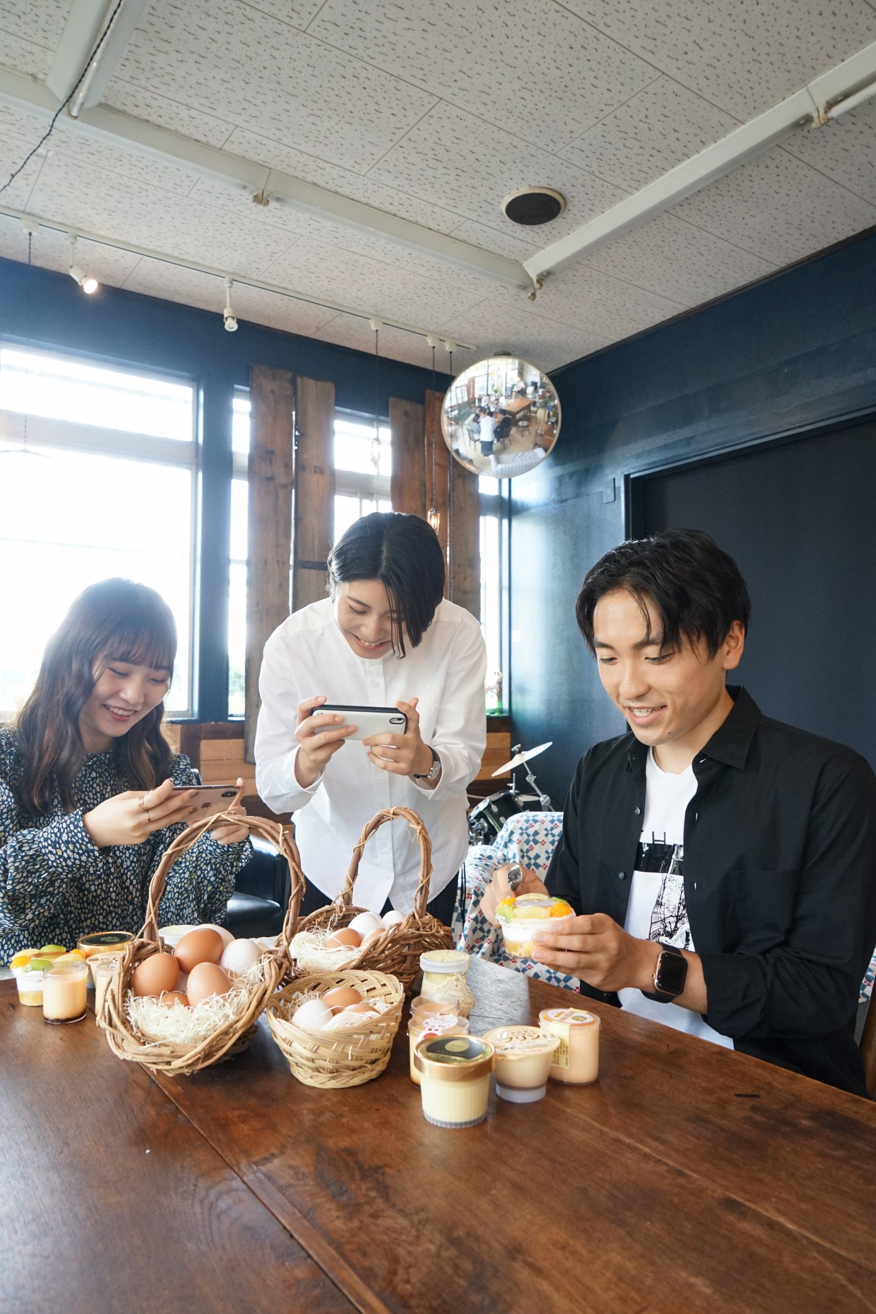 鶏卵日本一のまちのプリンの写真1。