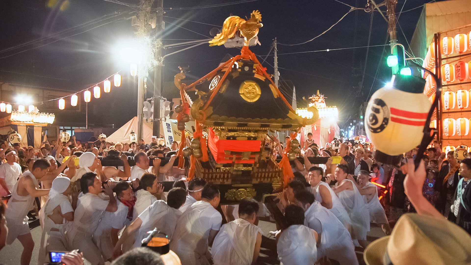 祭りの写真。