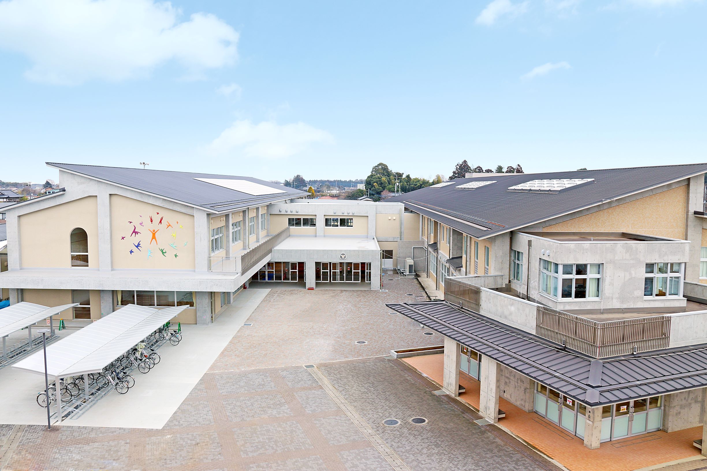 小川北義務教育学校写真1。