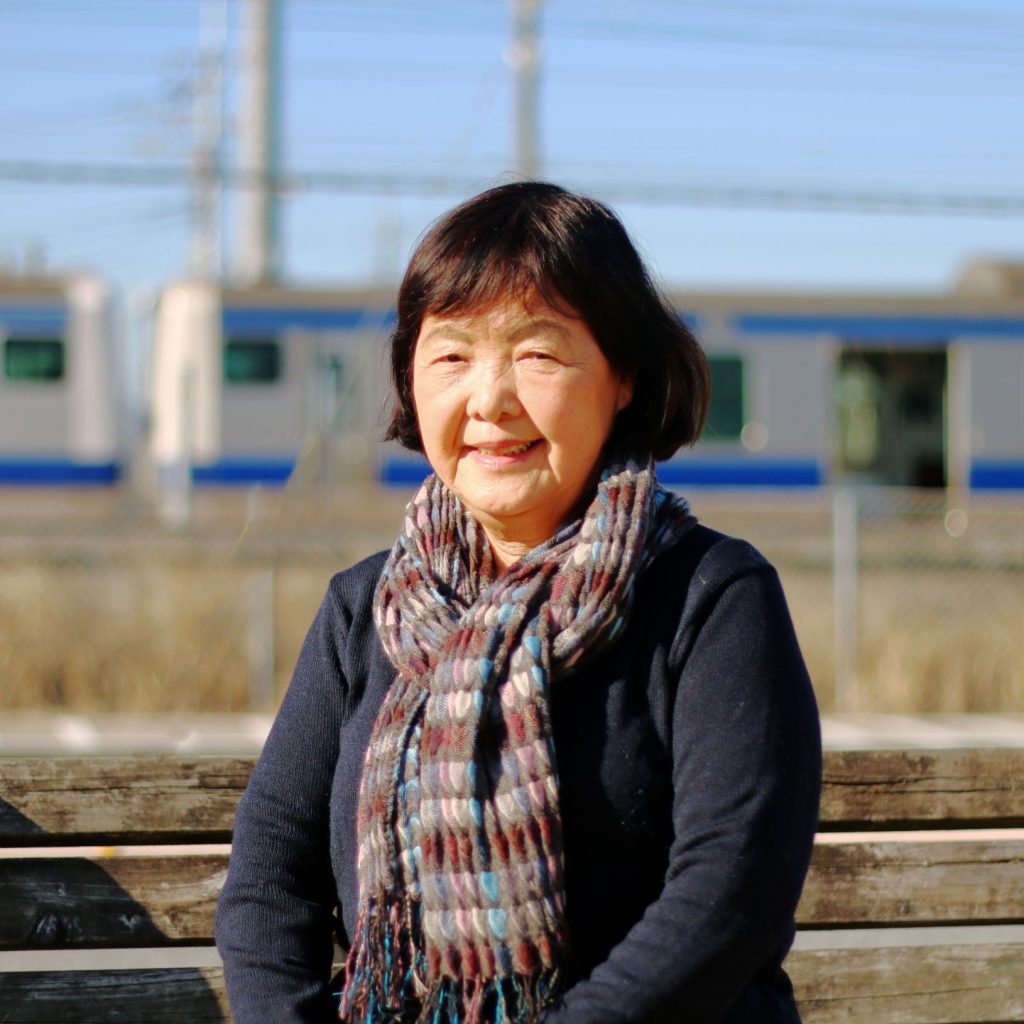 羽鳥駅橋上化を願い尽力してきた、前野恵美子さん。 羽鳥駅橋上化を願い尽力してきた、前野恵美子さん。